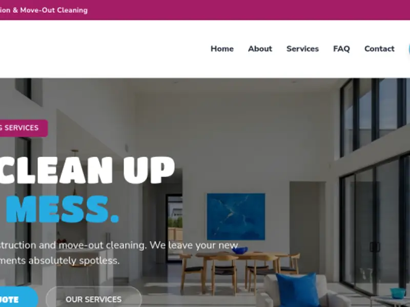 JC Maid website preview